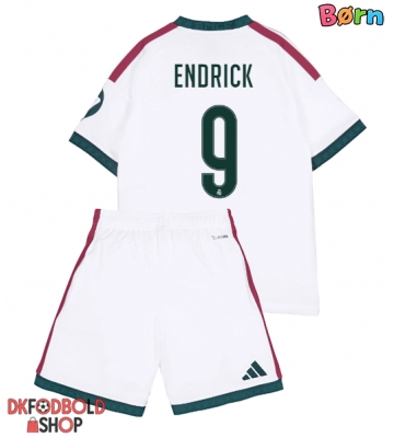 Real Madrid Endrick #9 Hjemmebanesæt Børn 2026-27 Kort ærmer (+ korte bukser)